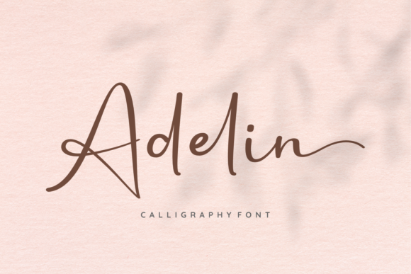 Adelin: The Elegant Script Typeface for Editorial Design