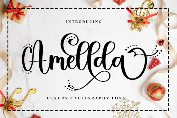 Amellda: The Script Font That Elevates Campaign Visuals