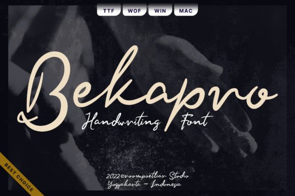 Bekapro Script Font: Elevating Digital Brand Identity