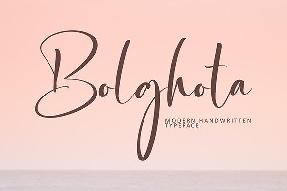 Bolghota: Elevating Digital Brand Identity with a Premium Script Typeface