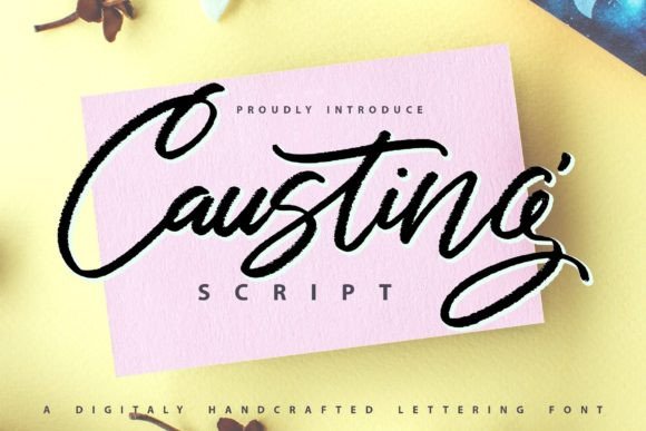 Causting Typeface Review: Marker-Style Script for Brand Identity