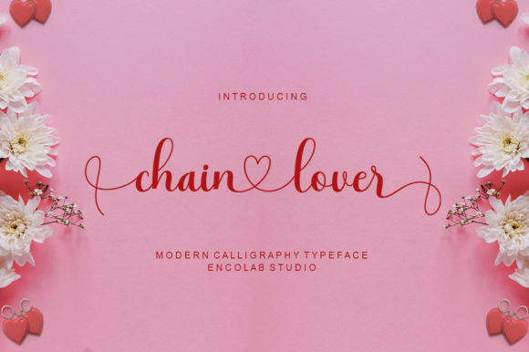 Chain Lover Font: Elevating Editorial Design with Script Elegance