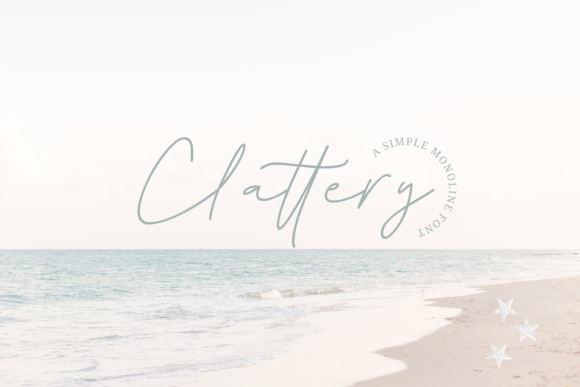 Clattery: The Script Font for Scroll-Stopping Social Graphics