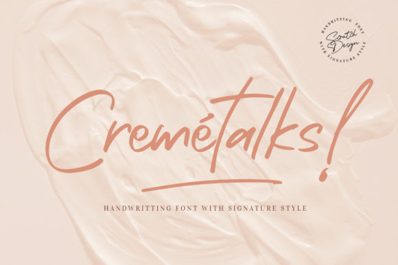Cremétalks: The Graceful Script Font for Scroll-Stopping Visuals