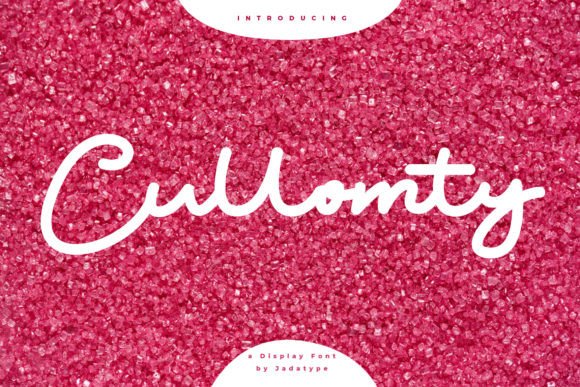 Cullomty: A Playful Script Font for Joyful Editorial Design