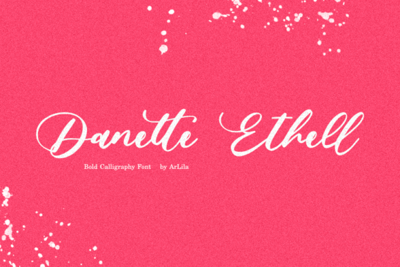 Danette Ethell: The Elegant Script Font for Scroll-Stopping Brand Content