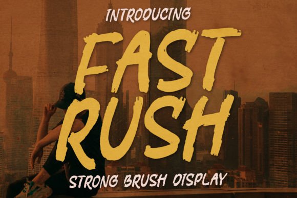 Fast Rush Typeface: A Designer’s Take on Handwritten Brand Identity