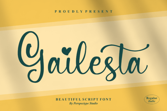 Gailesta: A Beautiful Script Font for Digital Branding
