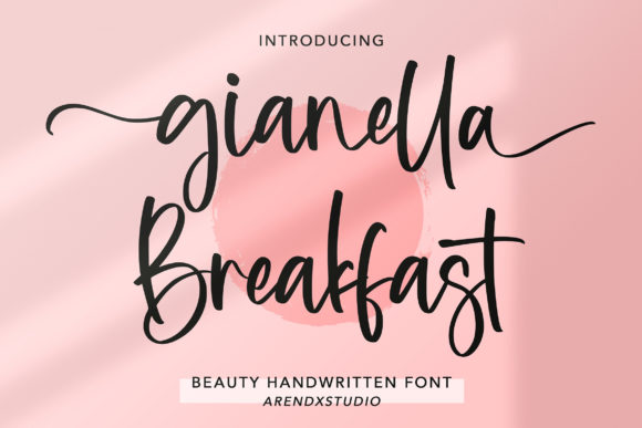Gianella Breakfast: A Playful Script Font for Handmade Brands
