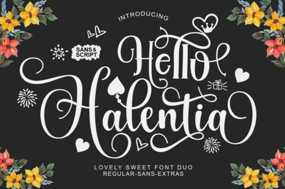 Hello Halentia: A Graceful Script Font for Elegant Brand Identity
