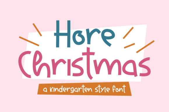Hore Christmas: A Playful Script Font for Editorial Design