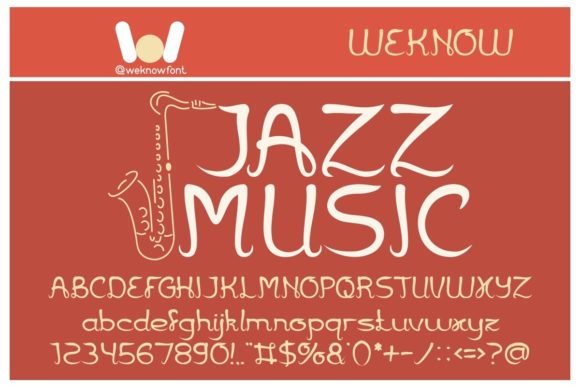 Jazz Music Typeface: A Script Font for Dynamic Campaign Design