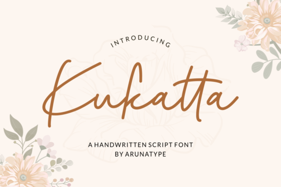Kukatta: The Elegant Script Font for Handmade Product Labels