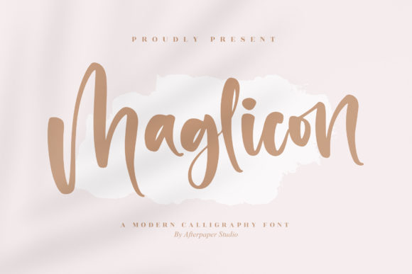 Maglicon: The Paint-Brushed Script Font for Handmade Branding