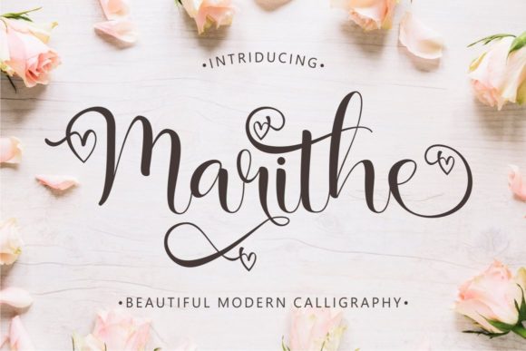 Marithe: Elevate Your Brand With a Graceful Script Typeface