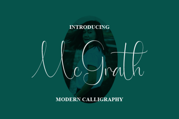 Mc Grath: A Romantic Script Font for Handmade Products