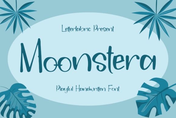 Moonstera: A Playful Handwritten Font for Creative Branding
