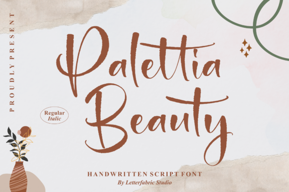 Palettia Beauty: A Handwritten Script Font for Authentic Branding