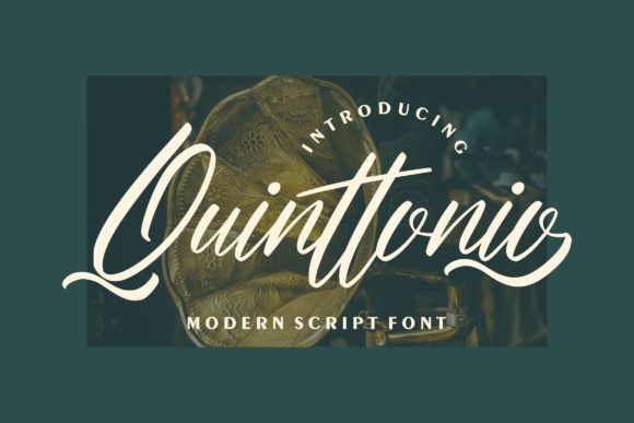 Quinttonio: The Script Font That Elevates Small Business Branding