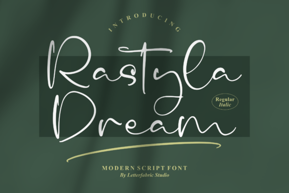 Rastyla Dream: The Perfect Script Font for Handmade Brands