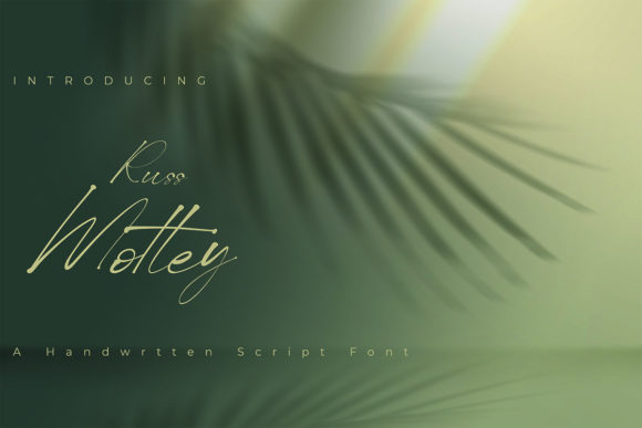 Russ Motley: The Script Font That Adds Romance to Your Campaign
