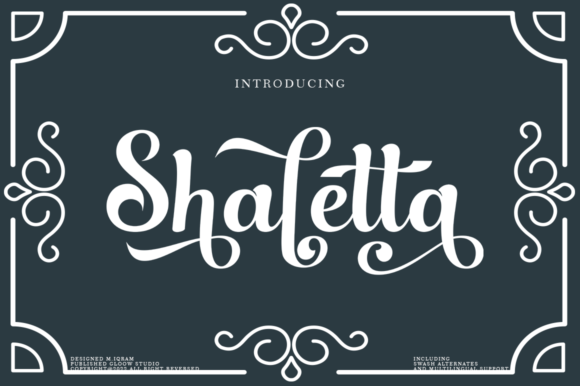 Shaletta Script Font: Elevating Digital Brand Identity