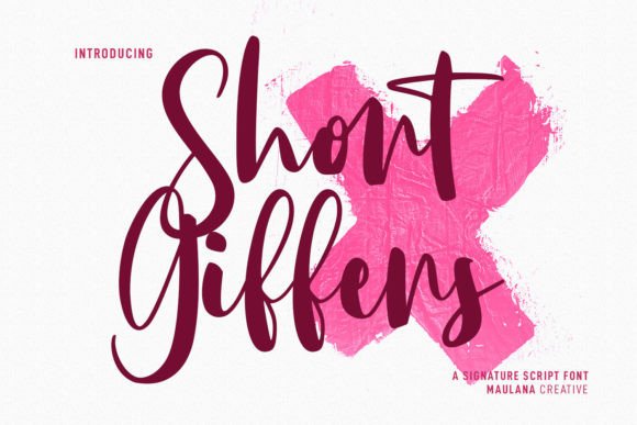 Short Giffers: A Practical Script Font for Modern Web Design