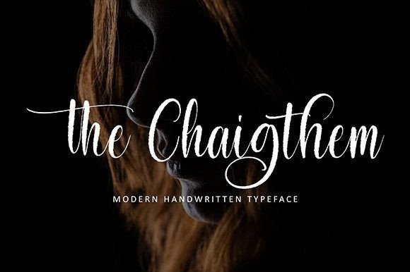 The Chaigthem: A Fresh Script Font for Brand Identity