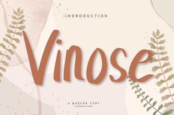 Vinose: The Brushed Handwritten Typeface for Modern Digital Branding